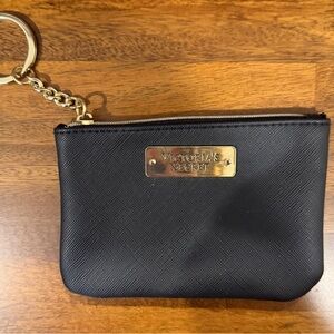 Victoria's Secret Black Pouch with Gold Detail